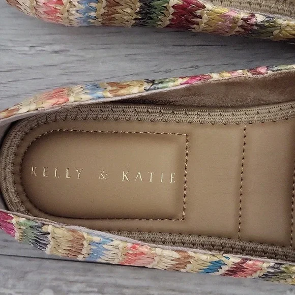 Kelly & Katie Womens 6M Peyton Multicolored Slip On Loafer Comfort Casual NEW - Picture 10 of 12